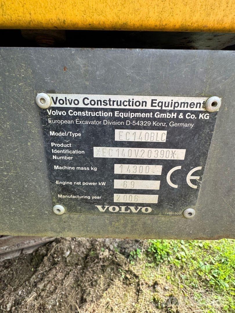 Volvo EC 140 BLC Telakaivukoneet