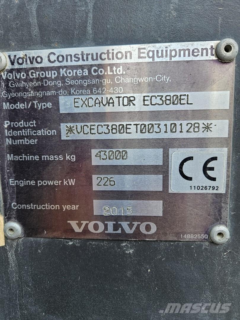 Volvo EC 380 EL Telakaivukoneet