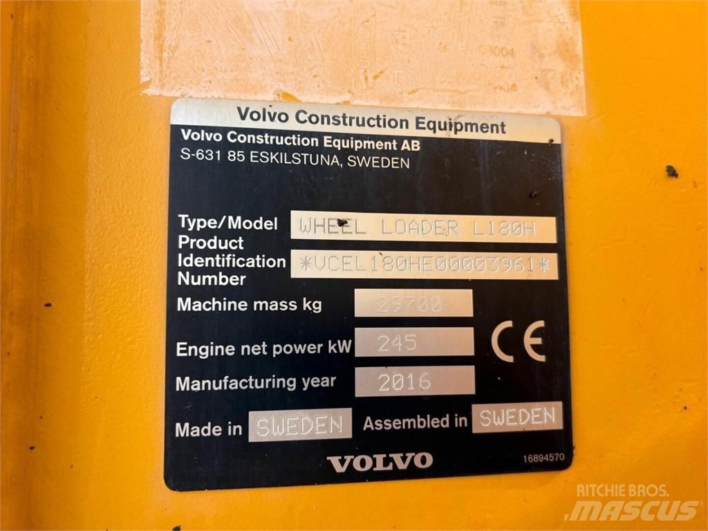 Volvo L 180 H Pyöräkuormaajat