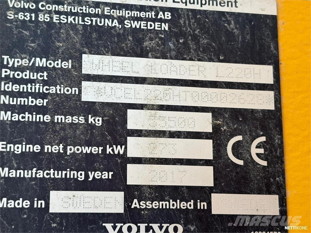 Volvo L 220 H Pyöräkuormaajat