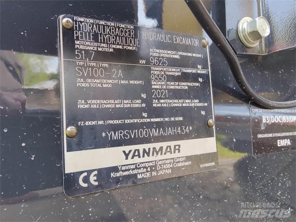 Yanmar SV100-2 Midikaivukoneet 7t - 12t
