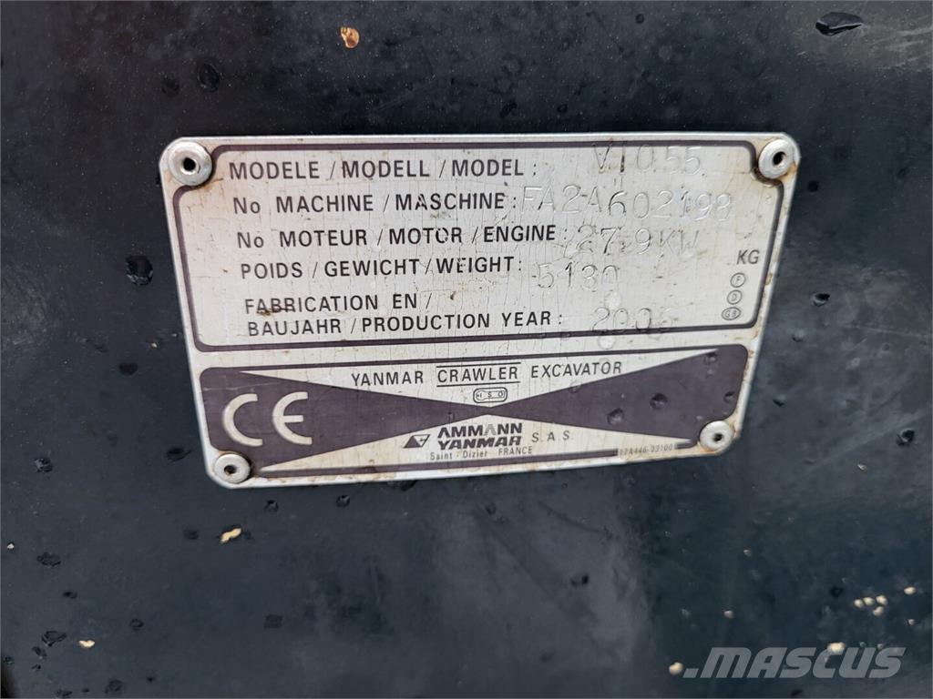 Yanmar VIO 55 Minikaivukoneet < 7t