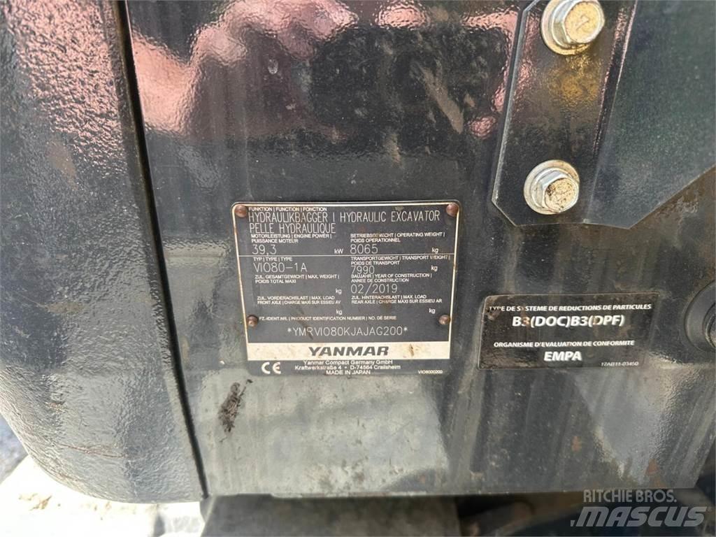 Yanmar Vio 80-1A Midikaivukoneet 7t - 12t