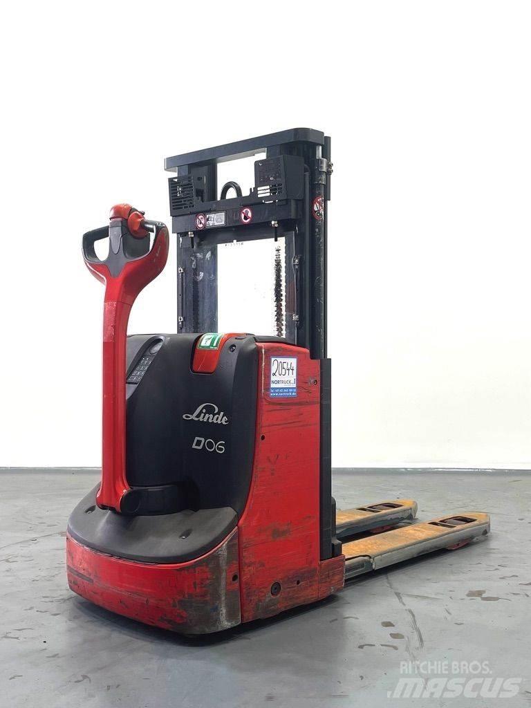 Linde D06-1160 Käyden ajettavat pinoamistrukit