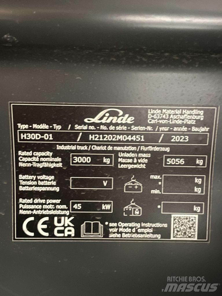 Linde H30D-01-1202 Dieseltrukit