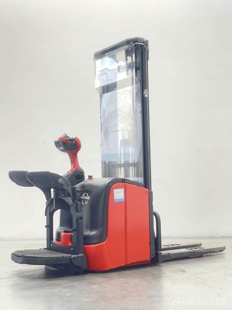 Linde L14AP-372 Käyden ajettavat pinoamistrukit