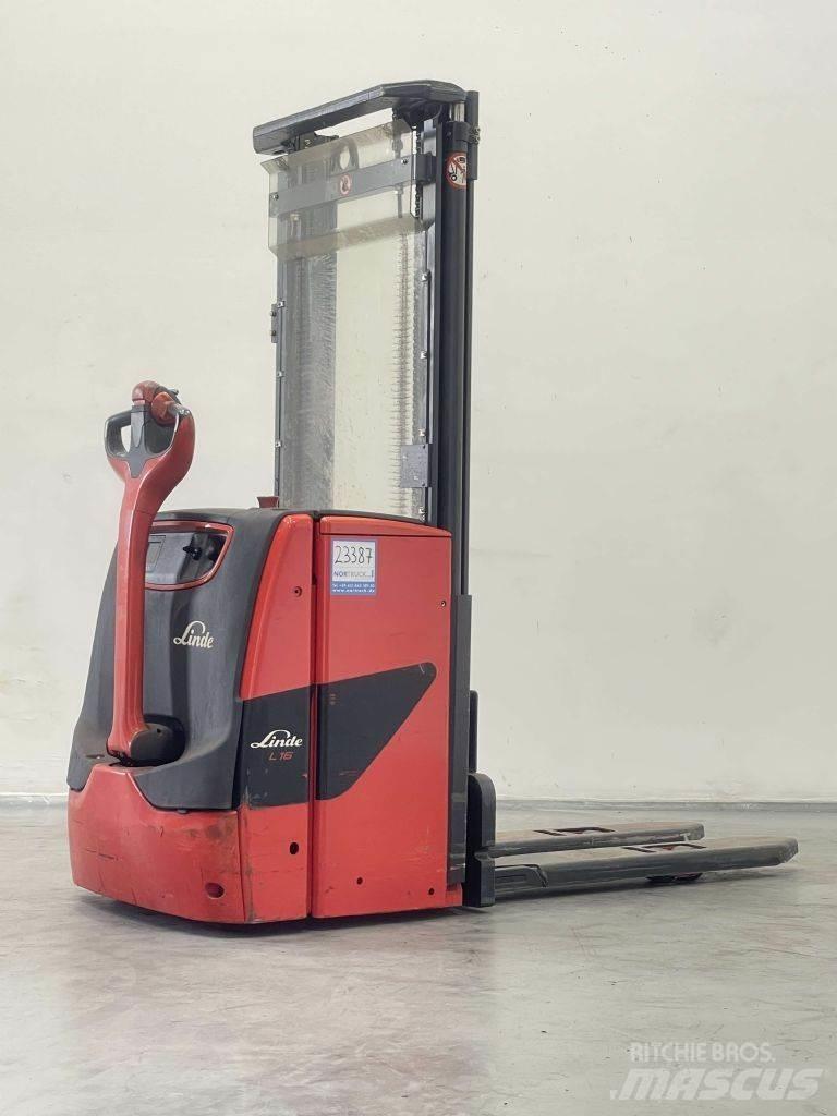 Linde L16-1173 Käyden ajettavat pinoamistrukit