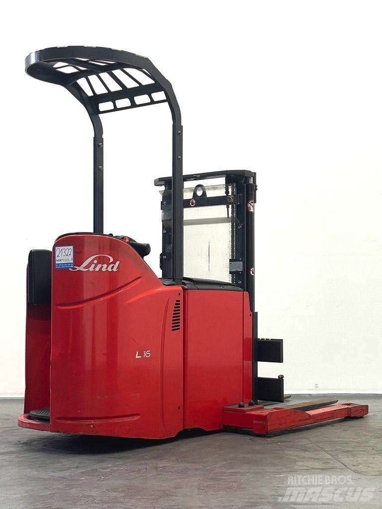 Linde L16ASSP-131 Käyden ajettavat pinoamistrukit