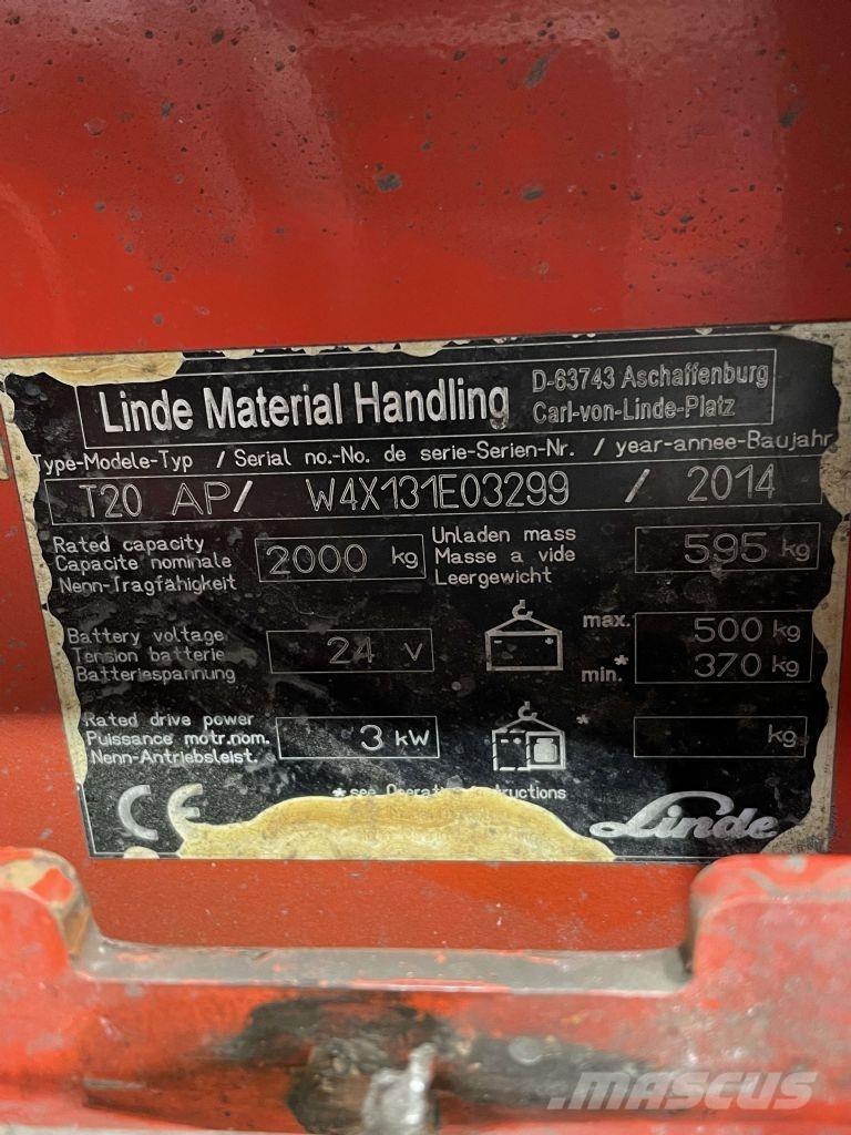 Linde T20AP-131 Lavansiirtotrukit