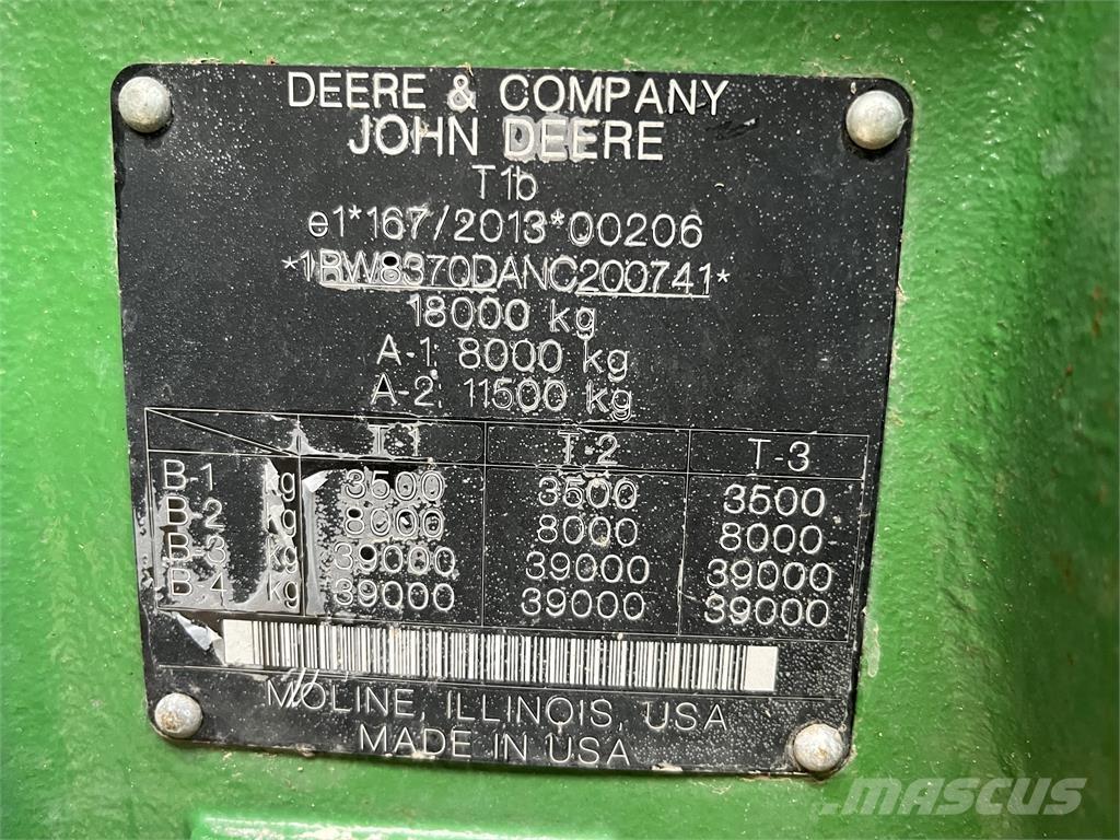 John Deere 8R 370 Traktorit