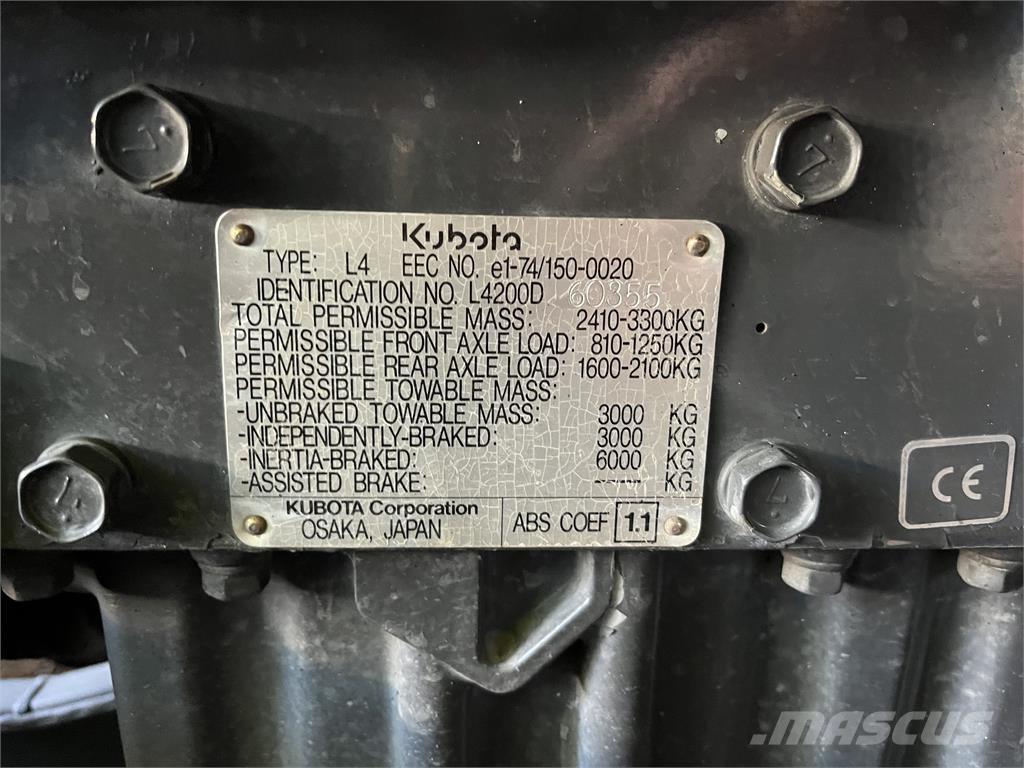 Kubota L4200 Muut ympäristökoneet