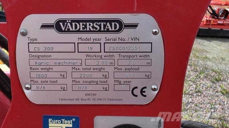 Väderstad Cultus 300 Muut maanmuokkauskoneet ja lisävarusteet
