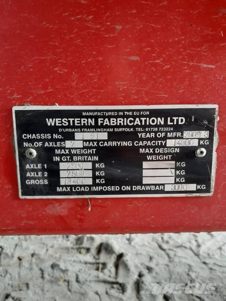 Western 14 TON Muut kuormaus- ja kaivuulaitteet sekä lisävarusteet