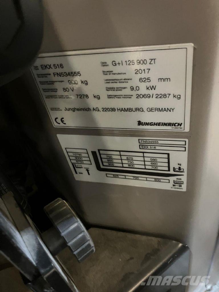 Jungheinrich EKX 516 Korkeakeräilytrukit