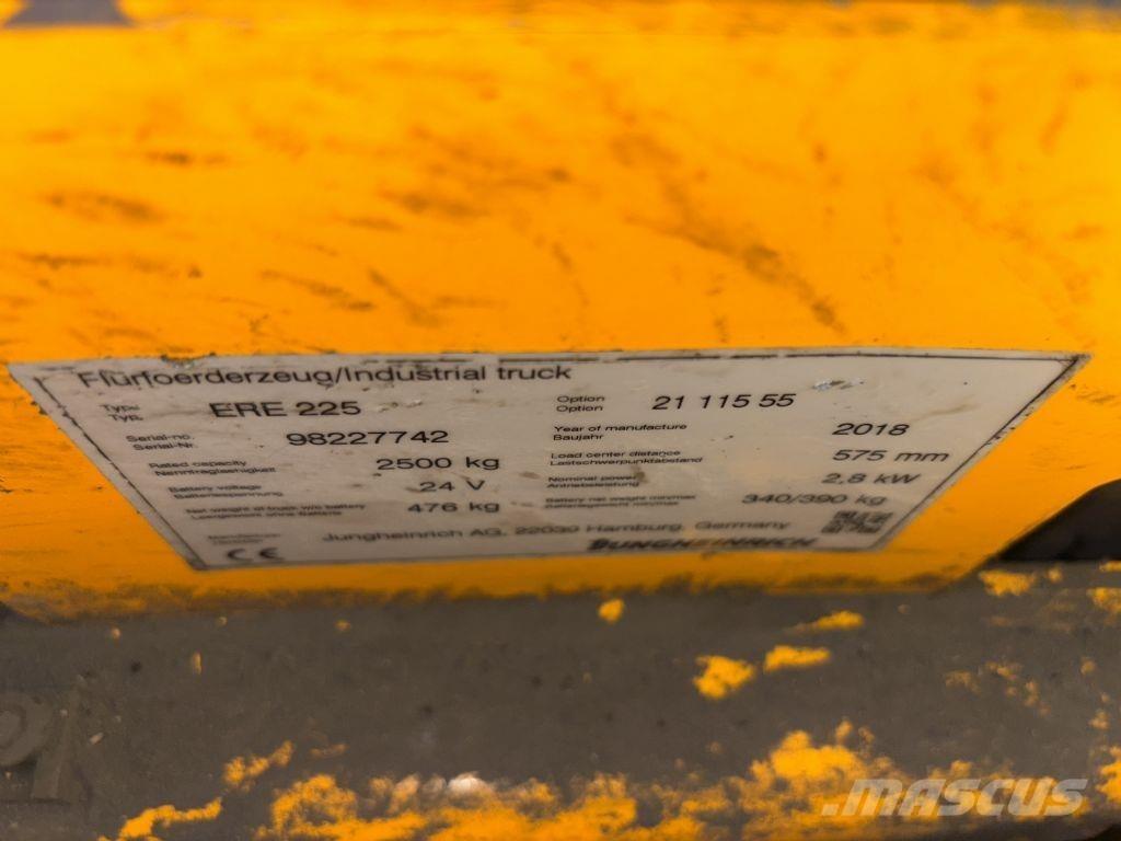 Jungheinrich ERE 225 Ajettavat pinoamisvaunut