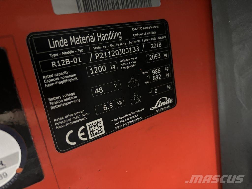 Linde R12B-01 Työntömastotrukit
