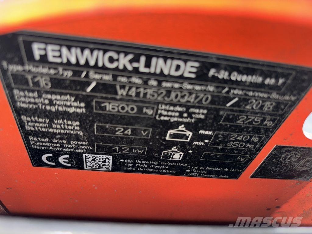 Linde T16 Lavansiirtotrukit