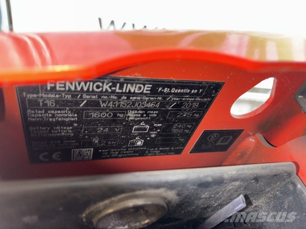 Linde T16 Lavansiirtotrukit