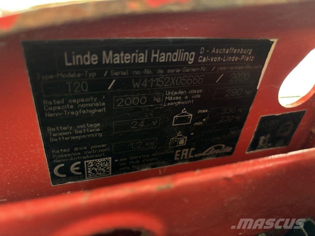 Linde T20 Lavansiirtotrukit