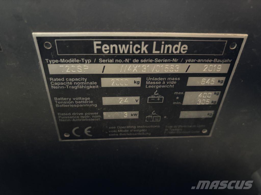 Linde T20 SP Ajettavat pinoamisvaunut