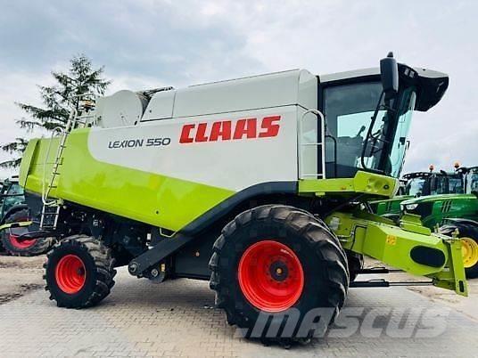CLAAS LEXION 550 Leikkuupuimurit