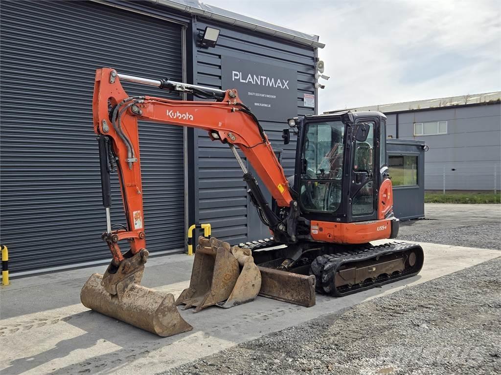 Kubota U55-4 Midikaivukoneet 7t - 12t