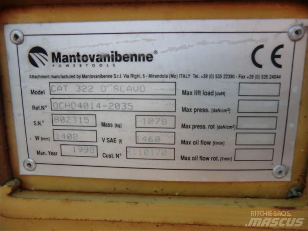 CAT 322D Muut koneet
