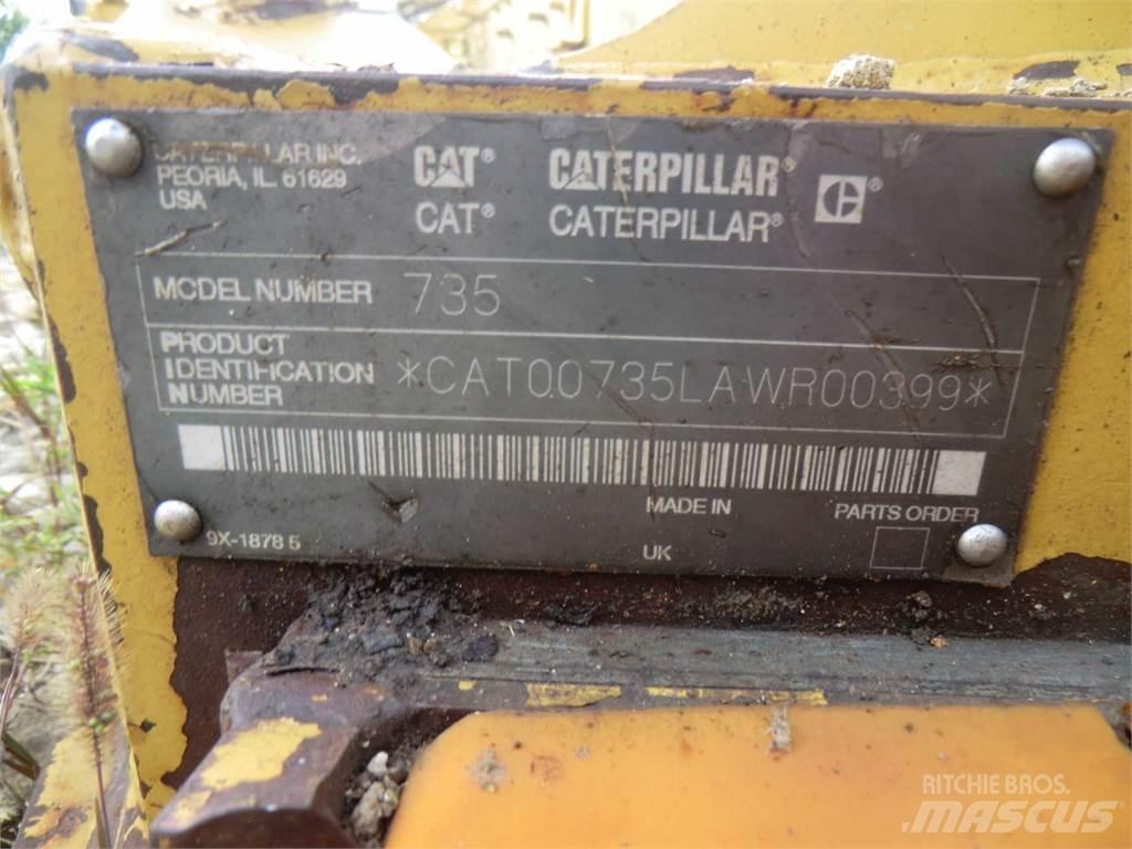 CAT 735 Alusta ja jousitus