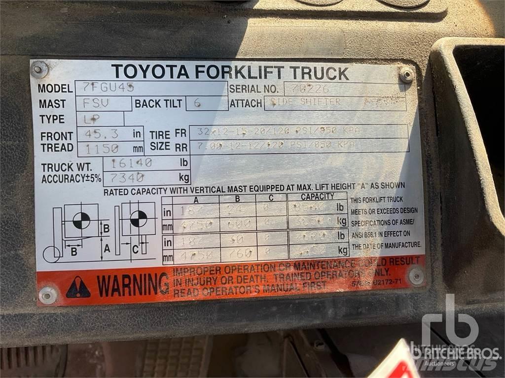 Toyota 7FGU45 Dieseltrukit
