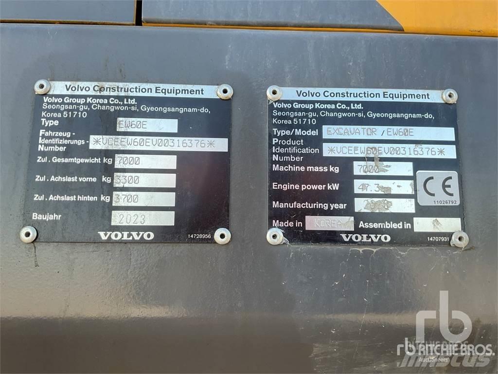 Volvo EW60E Pyöräkaivukoneet