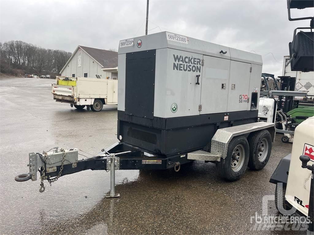 Wacker G70 Dieselgeneraattorit