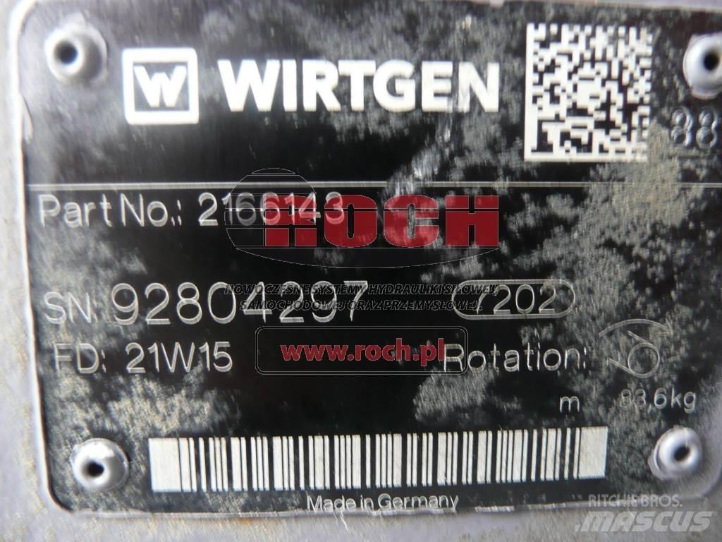 Wirtgen 2166143 Hydrauliikka