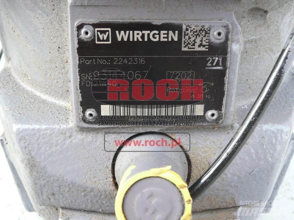 Wirtgen 2242316 Moottorit