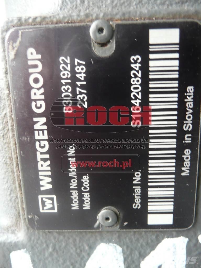 Wirtgen 83031922 2371487 Hydrauliikka