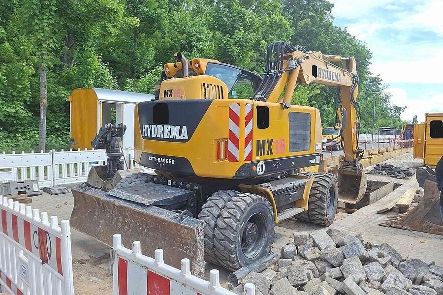 Hydrema MX 15 Pyöräkaivukoneet