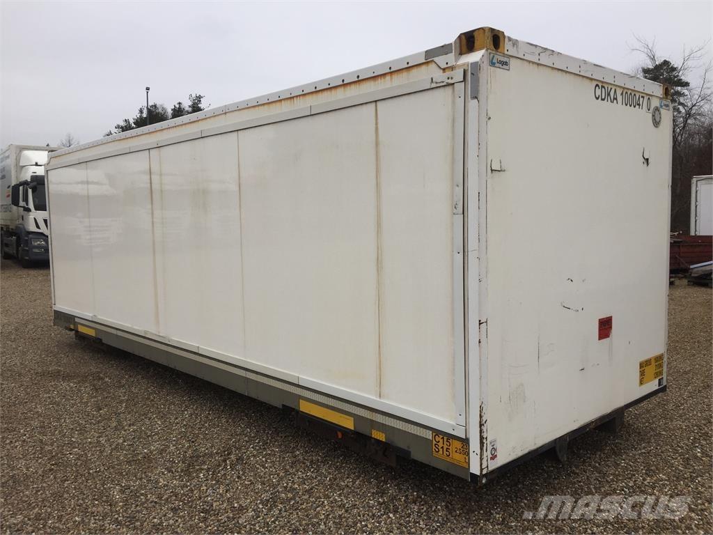  7450 mm med rulleport Umpikori puoliperävaunut
