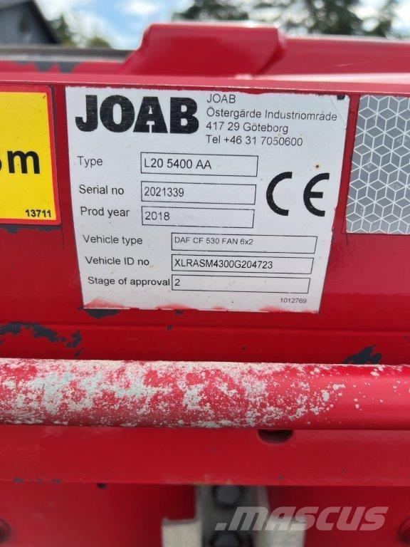 DAF CF 530 6x2*4 FAN Koukkulava kuorma-autot