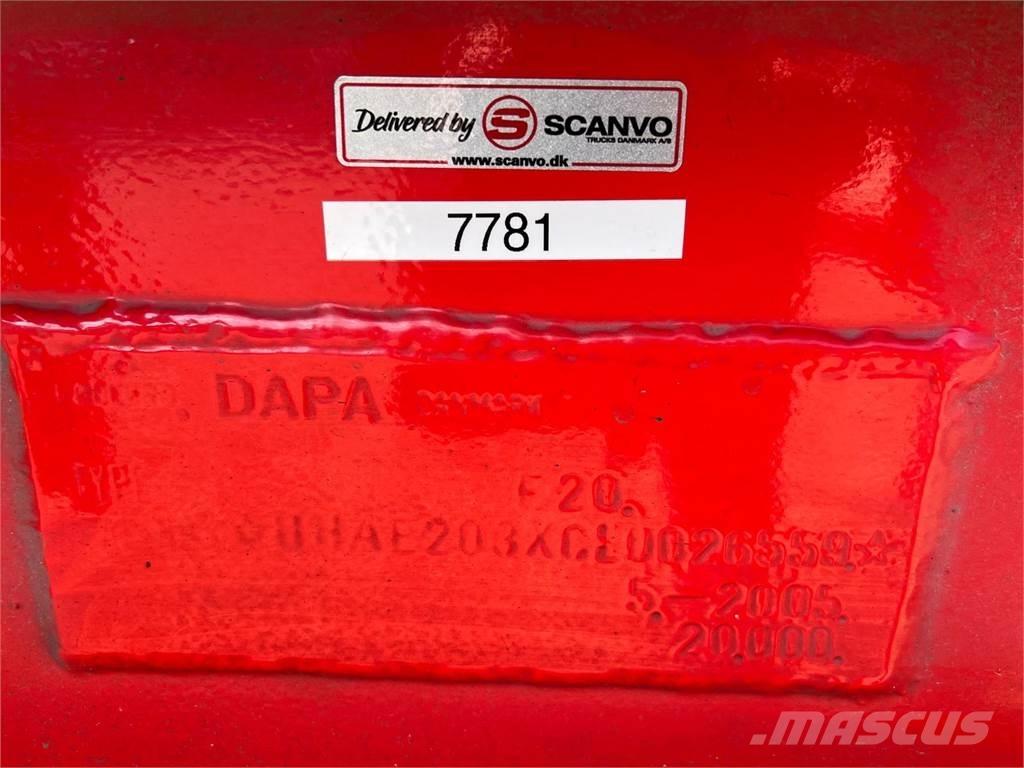 Dapa 20 ton wirehejs Vaihtolavaperävaunut