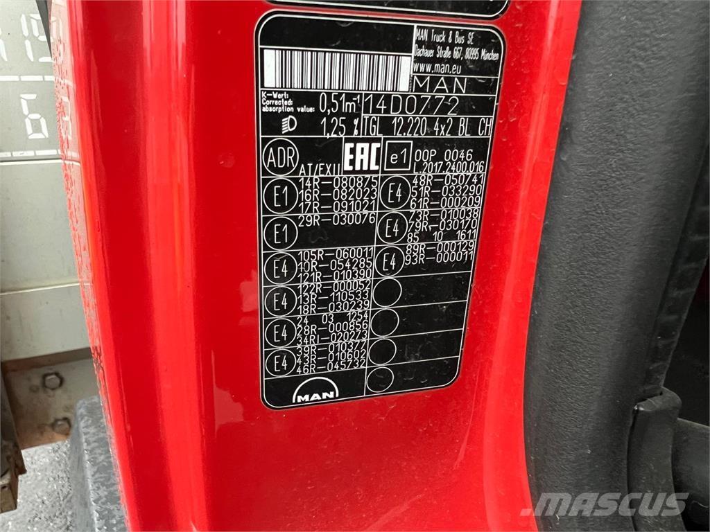 MAN TGL 12-220 BL Pressukapelli kuorma-autot