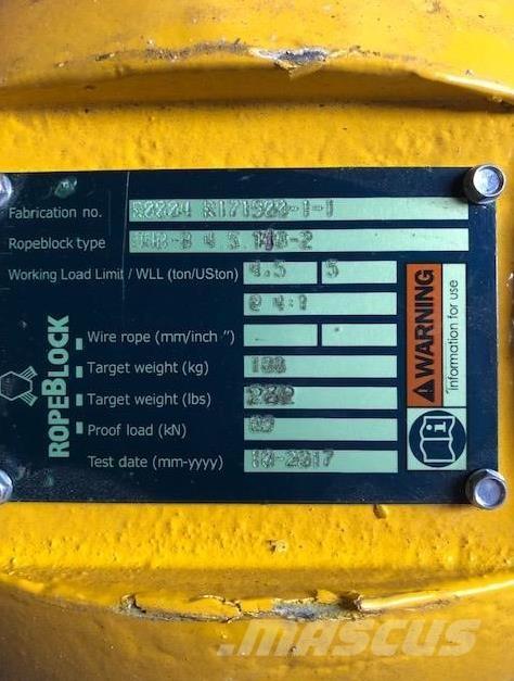  RopeBlock Nosturien osat ja lisävarusteet