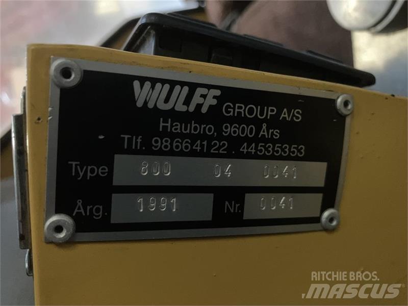 Wulff 800 Pienet kuormainlaitteet