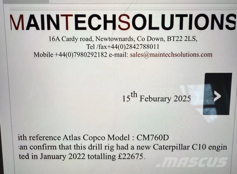 Atlas Copco CM-760D Muut koneet
