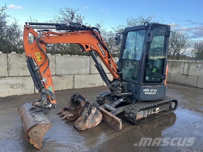 Doosan DX27 Telakaivukoneet