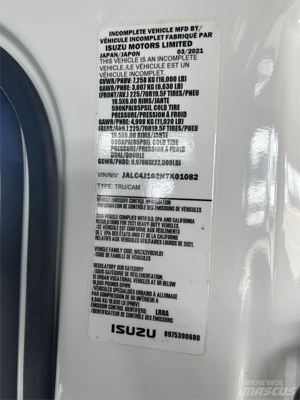 Isuzu NPR XD DC Umpikorikuorma-autot
