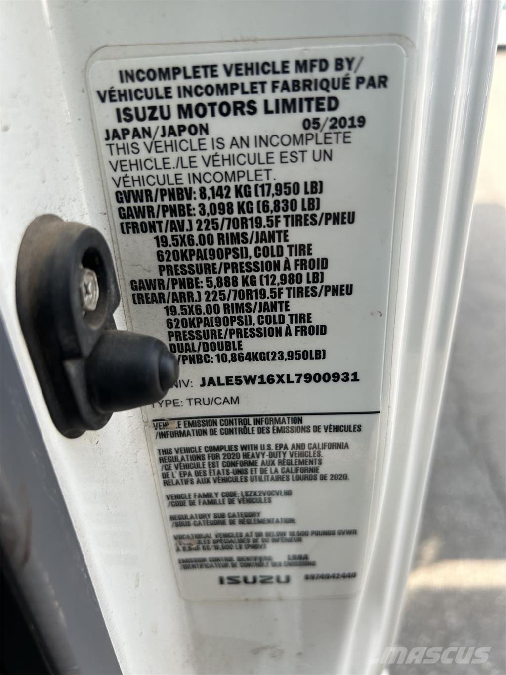 Isuzu NQR Sora- ja kippiautot