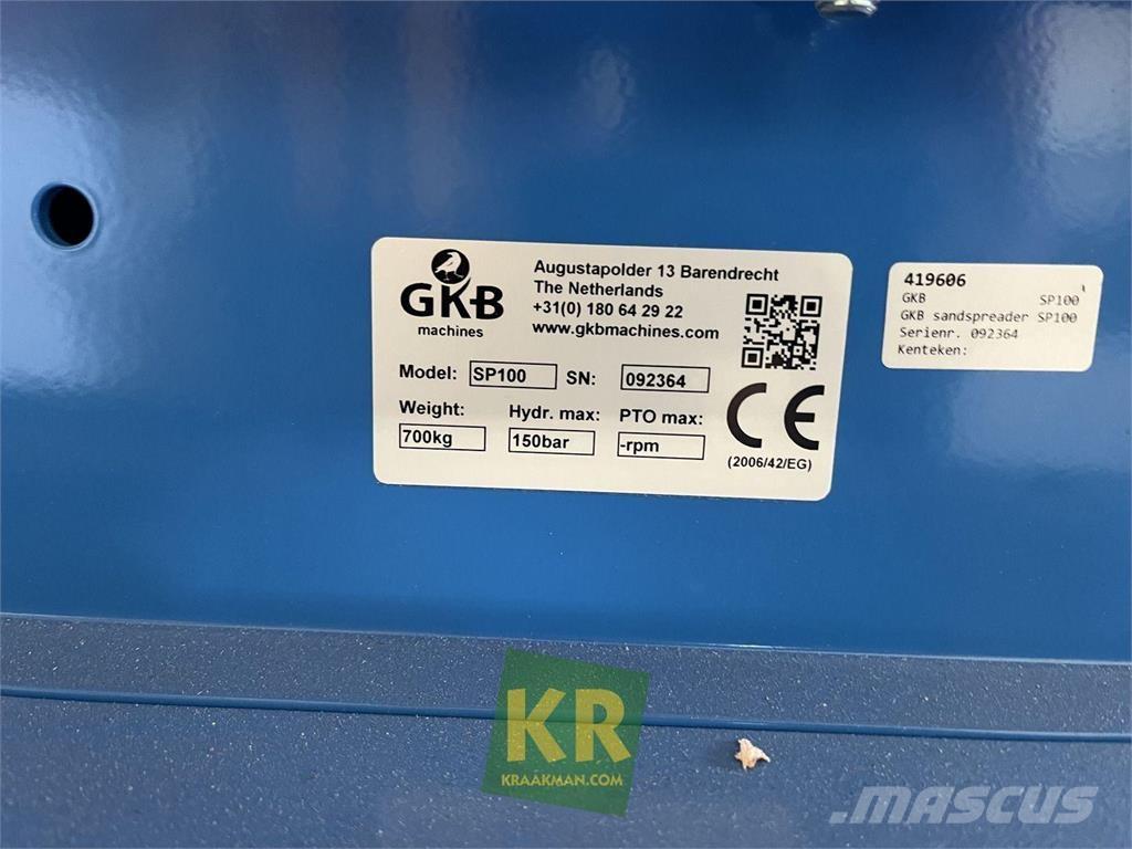 GKB Sandspreader Hiekan- ja suolanlevittimet