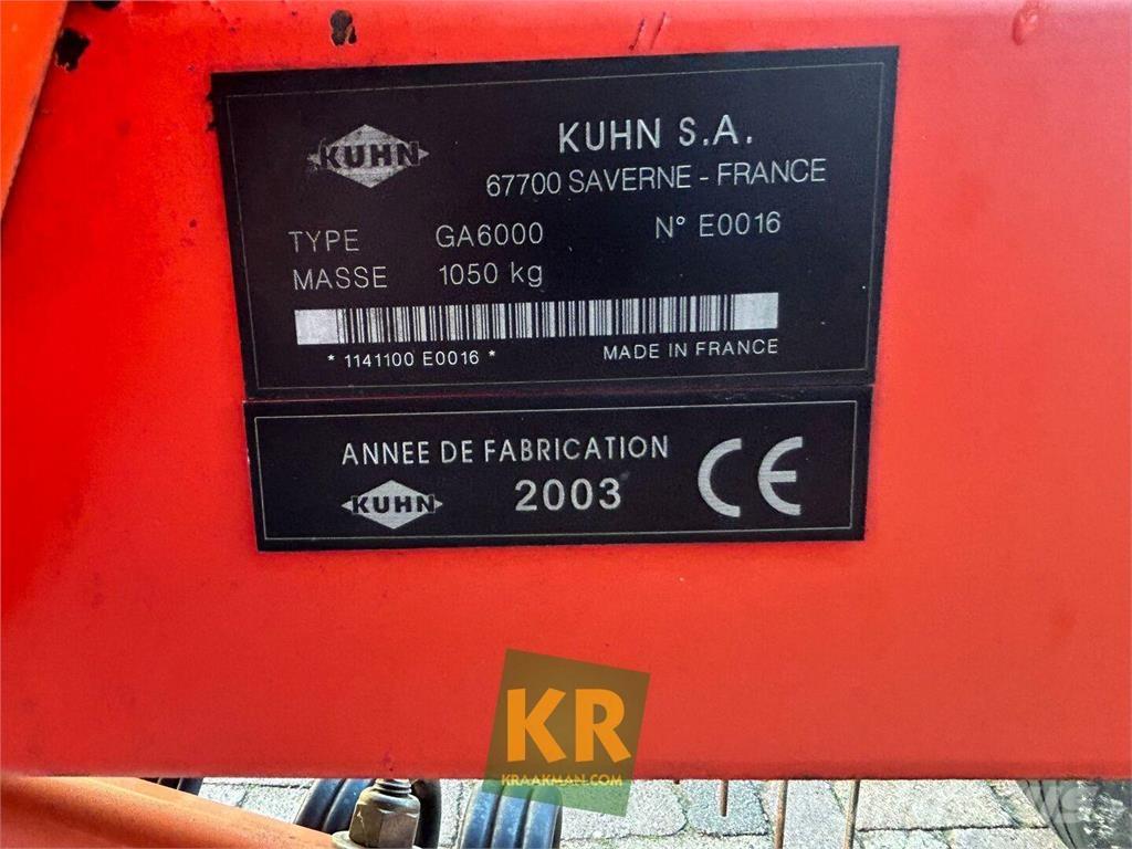 Kuhn GA 6000 Pöyhimet ja haravat