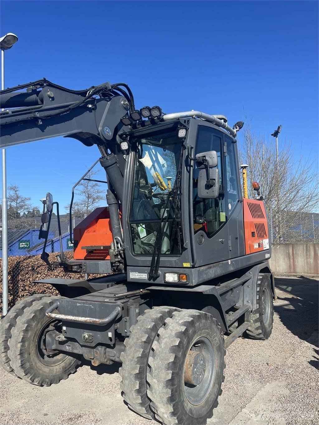 Atlas 140W Pyöräkaivukoneet