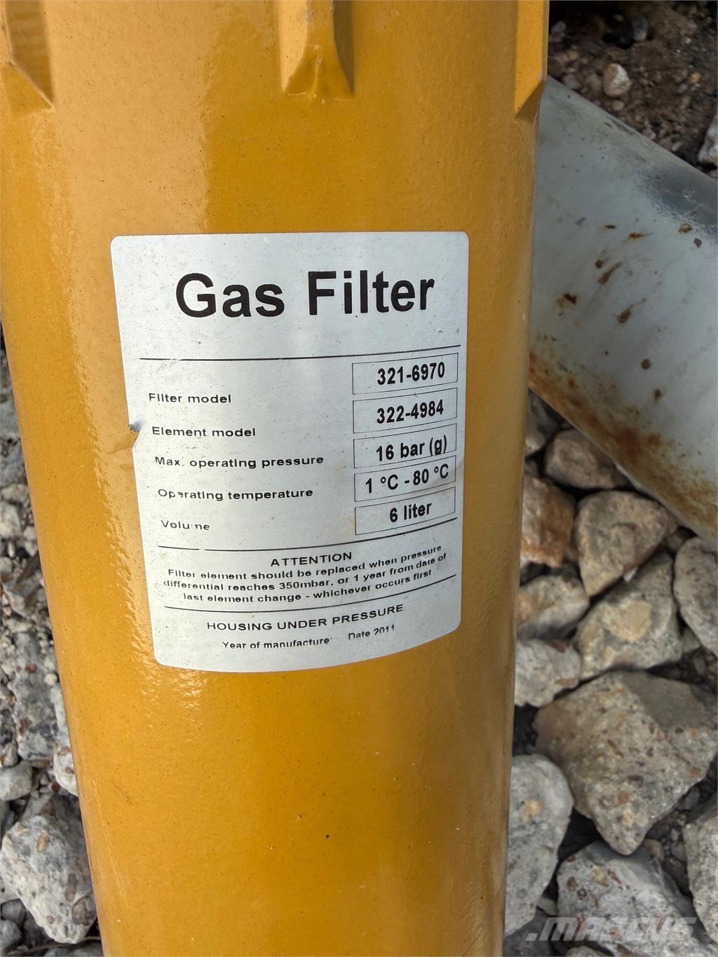 CAT Gas Filter Moottorit