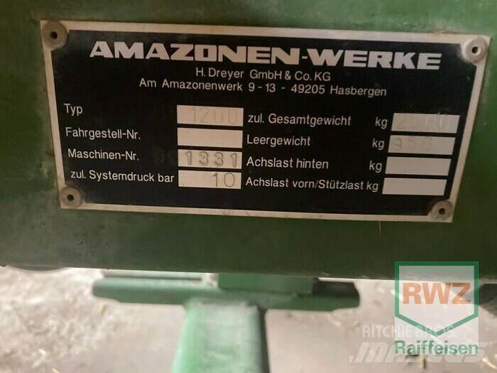 Amazone UF 1200 Hinattavat ruiskut